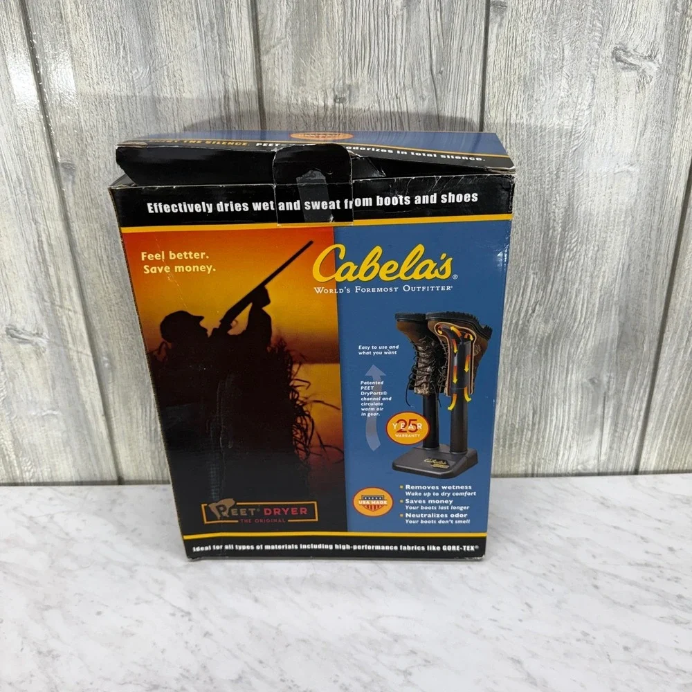 Cabelas Peet Shoe and Boot Dryer Original Electric Footwear Dryer Made in USA